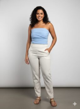 Conjunto Blusa + Calça em Linho Feminino | Leve e Elegante